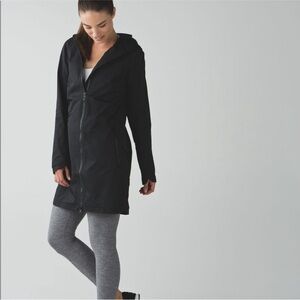 Lululemon Definitely Raining Jacket Gator Parka Size 4